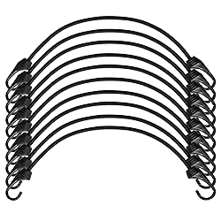 Joneaz Small Bungee Cords with Hooks 9