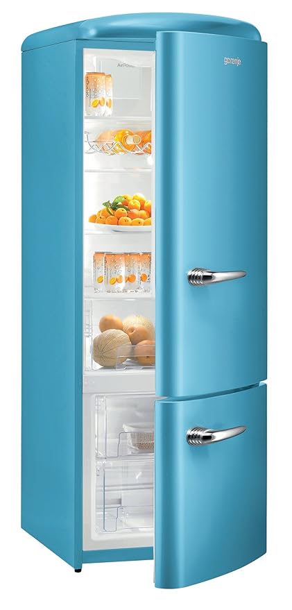 Gorenje RK 60319 OBL Kühl-Gefrier-Kombination / A++ / Höhe 170 cm / Kühlen: 231 L / Gefrieren: 53 L / Blau / DynamicCooling-S
