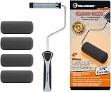 4 inch Foam Mini Paint Roller Set 5 Pack Walls Cabinets Furniture view 1