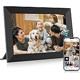 Uhale Digital Picture Frame 32GB Storage 10.1 Inch WiFi Electronic Photo Frames SD Card Slot IPS Touch Screen HD Display Auto Rotate Slideshow Share Videos Photos Instantly Send Wishes Remotely