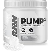 RAW Pump2 Pre Workout | Glycerol Pump Pre Workout Supplement, Pair Pump Supplement for Best Results Or Any Preworkout Powder | Enhanced Hydration and Boost Energy | Unflavored (20 Servings)