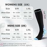 Calves Kelson 2 Pairs Compression Socks 20-30 mmHg Knee High view 4