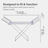 Vivo Technologies Heated Clothes Airer 14m Drying Space 230W Folding Rack view 7