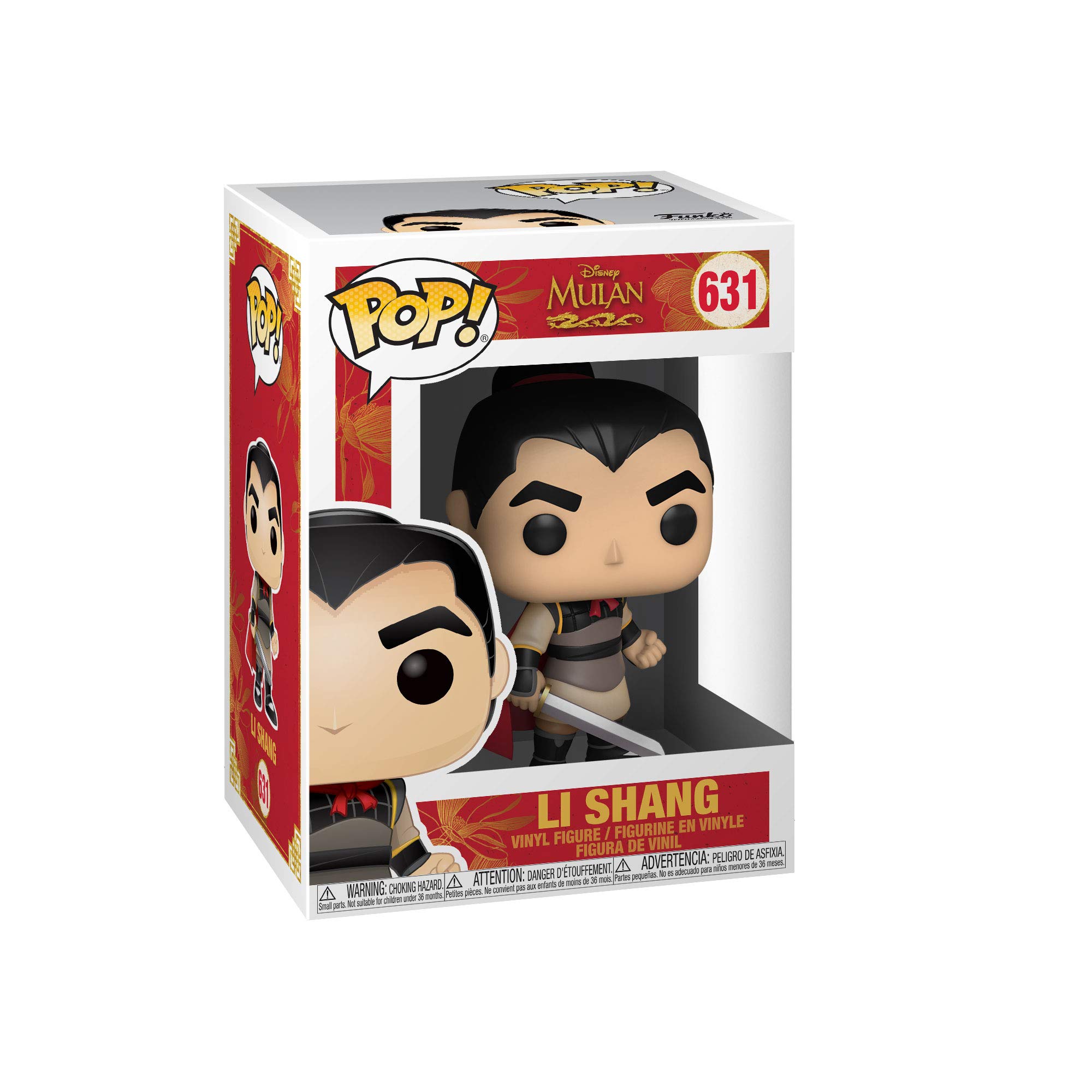 Funko POP! Disney: Mulan - Li Shang - Collectable Vinyl Figure - Gift Idea - Official Merchandise - Toys for Kids & Adults - Movies Fans - Model Figure for Collectors and Display
