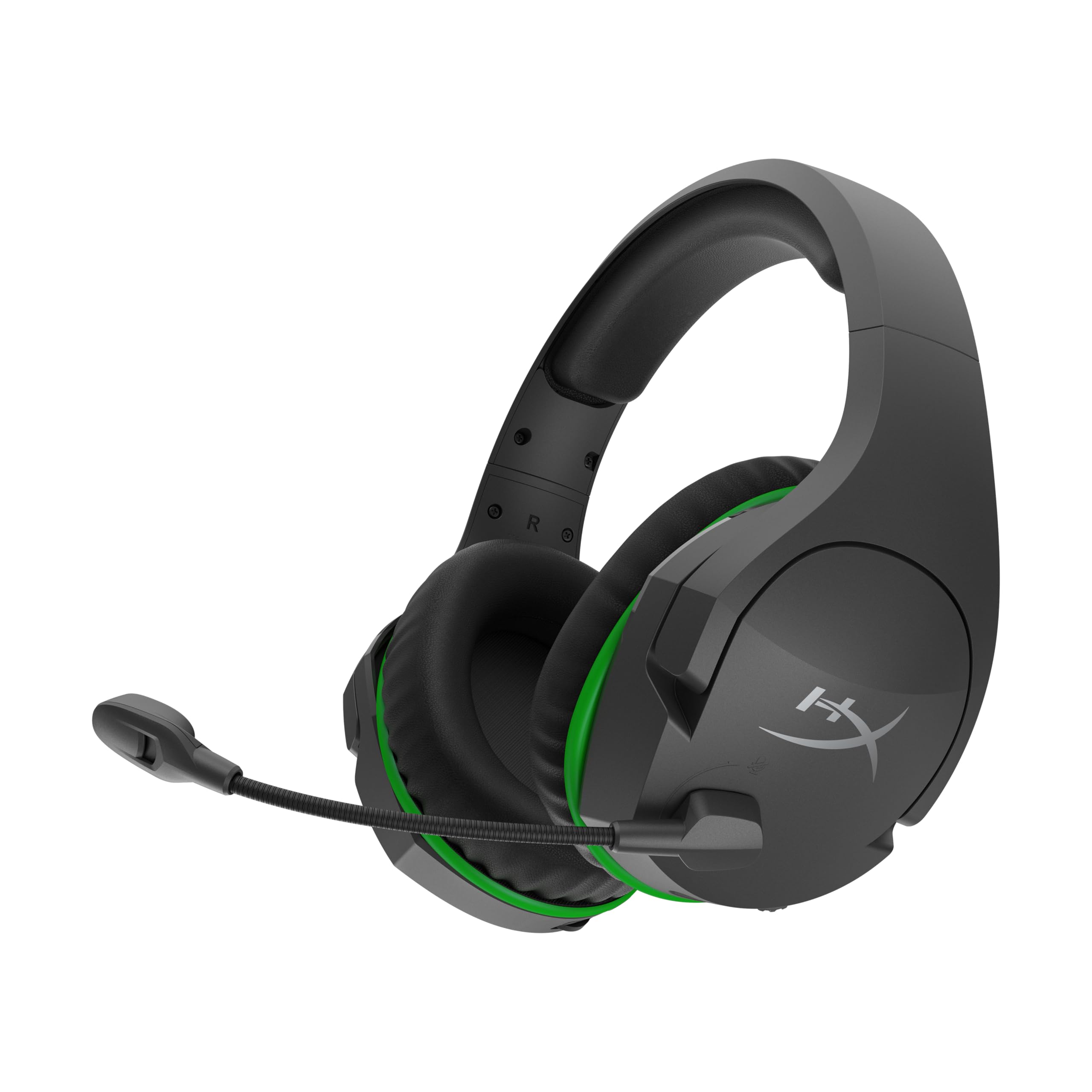 HyperX CloudX Stinger Core, Wireless Gaming-Headset für Xbox Series X|S und Xbox One, Xbox Wireless, Windows Sonic, 40-mm-Treiber, Memory Foam, Mikrofon mit Geräuschunterdrückung, Schwarz-Grün