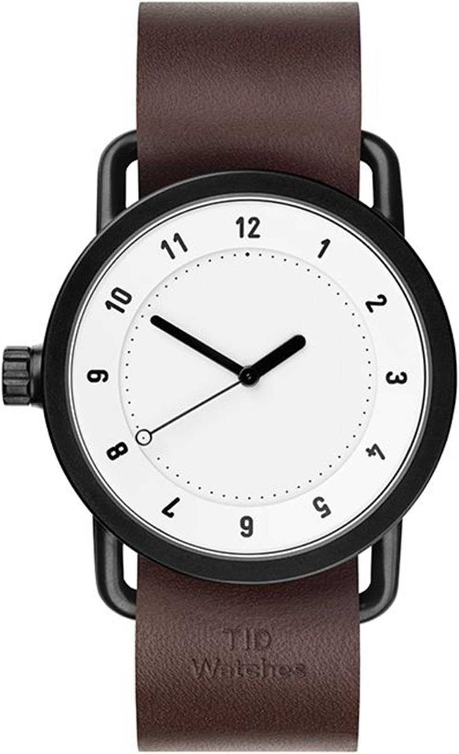 TID No. 1 White Watch | Walnut Leather