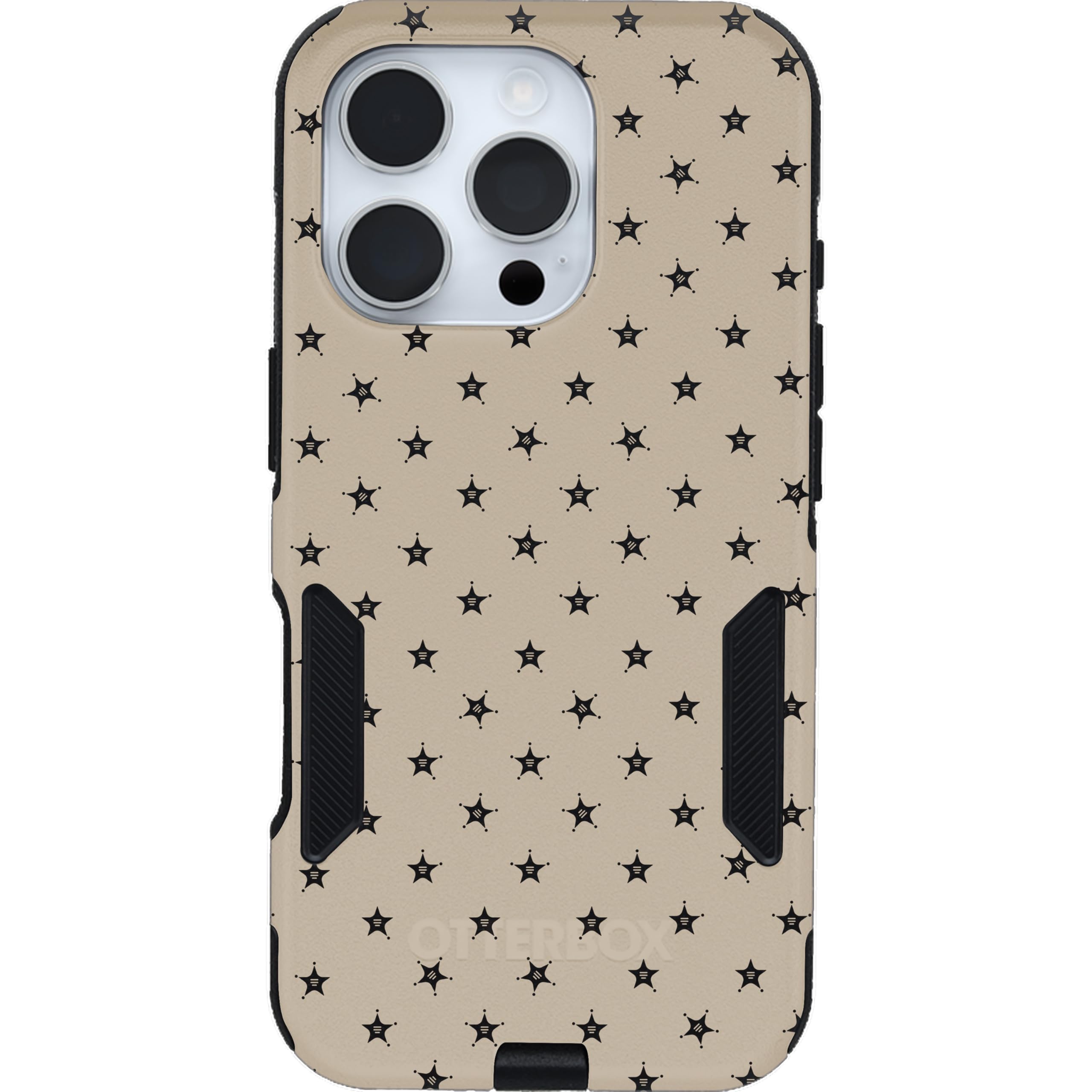 OtterBox iPhone 16 Pro (Only) – Commuter Series Case – Built-in MagSafe – Thin, Dual-Layer, Pocket-Friendly, Port Cover – Mocha Star