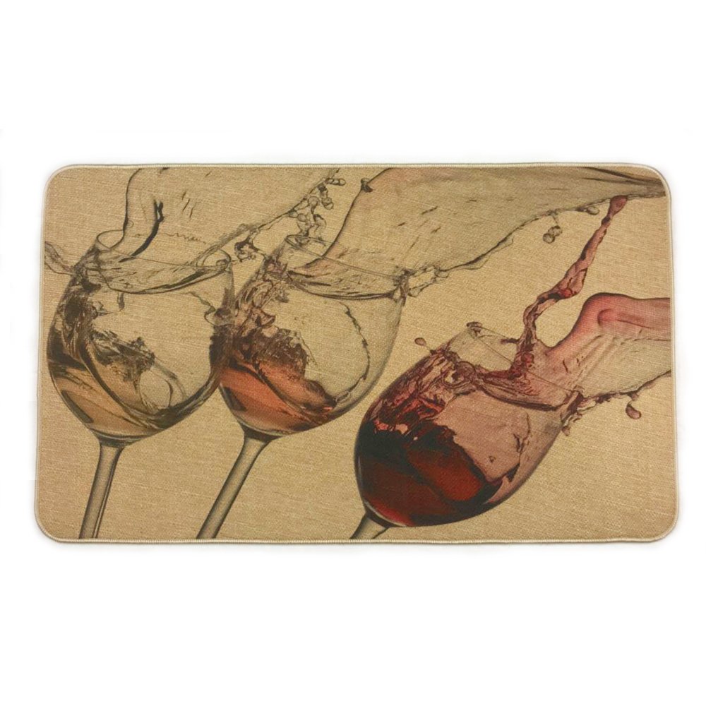 Best Nonslip Kitchen Runner Rugs Wine Color