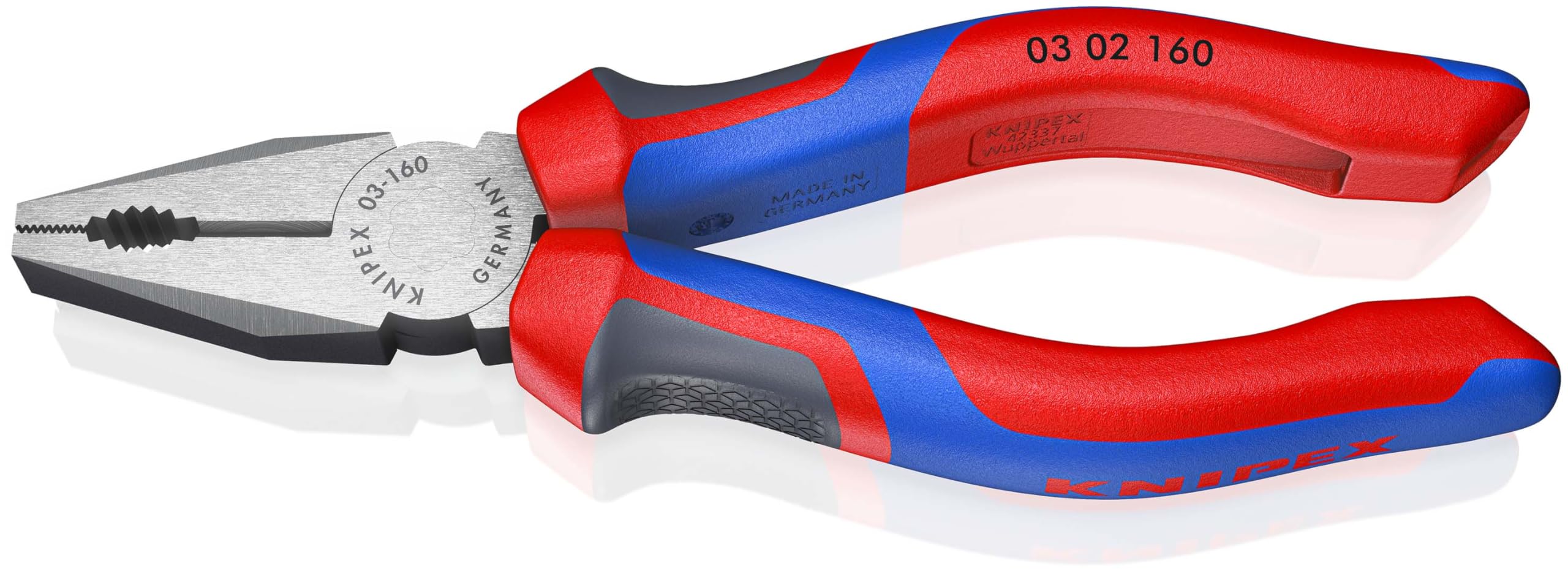 KNIPEX Combination Pliers with Comfort Handles 160 mm, 03 02 160