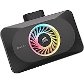 CORSAIR XG3 RGB Hybrid GPU Water Block &ndash; Hybrid Custom Cooling, Compatible with 5080, 5070 Ti, &amp; 5070 GPUs, 18 Addressable RGB LEDs, iCUE Link Connectivity, Built-in Temperature Sensor &ndash; Black