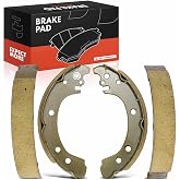 A-Premium Rear Ceramic Drum Brake Shoes Set, 4-Pack | Compatible with Toyota Models - Corolla 2002-2008