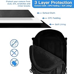 CaSZLUTION Travel Case for Digital Camera, Small