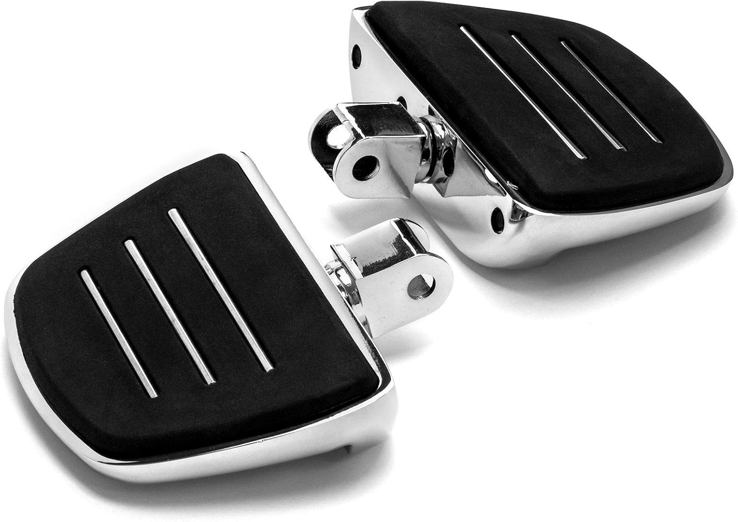 Front Only Krator Black Mini Board Floorboards Footpegs for Honda Shadow Phantom 750 20002019