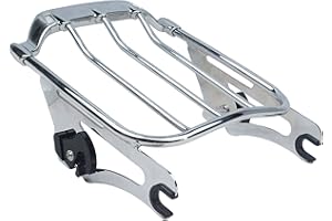 YHMOTO Two Up Air Wing Luggage Rack Mounting Rack Compatible for Harley Touring 2009-2025 Street Glide Electra Glide Road Gli