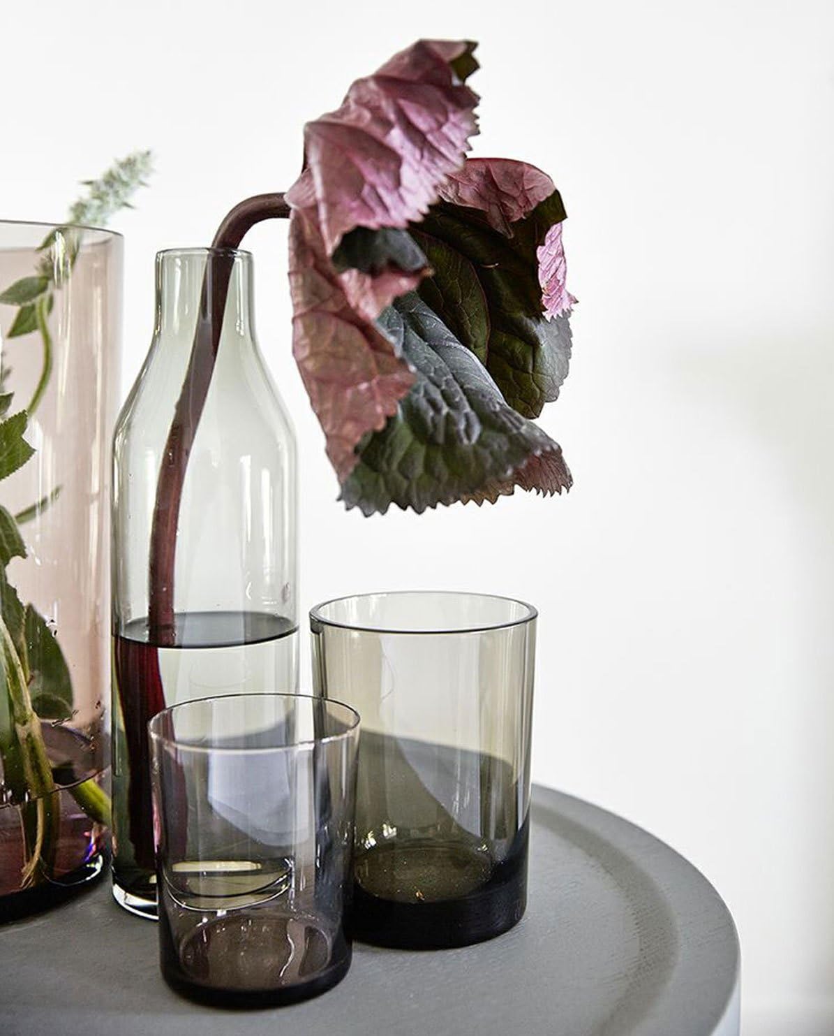 Glass Ware/Rosaline Tea Light Candle Holder (Height 10 cm