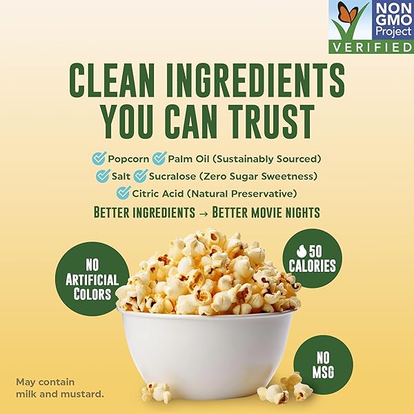 POPFULLY NATURAL POPCORN, SHARING BAGS, CLEAN INGREDIENTS, BIG POP, MICRO POPCORN BAGS – 3-PACK