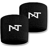 1 Pair Nxtrnd Sports Wristbands, Sweat-Absorbent Sweat Bands, Accessory for Football, Basketball, Tennis