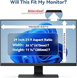IPROKKO 29 Inch Privacy Screen Filter 21:9 Anti Glare Blue Light 30° Privacy view 6
