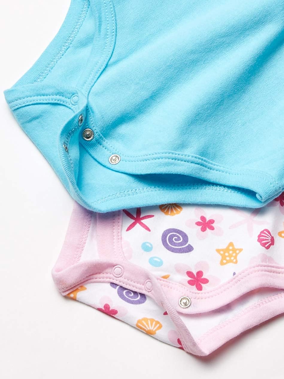 Luvable Friends Unisex Baby Cotton Sleeveless Bodysuits: Clothing