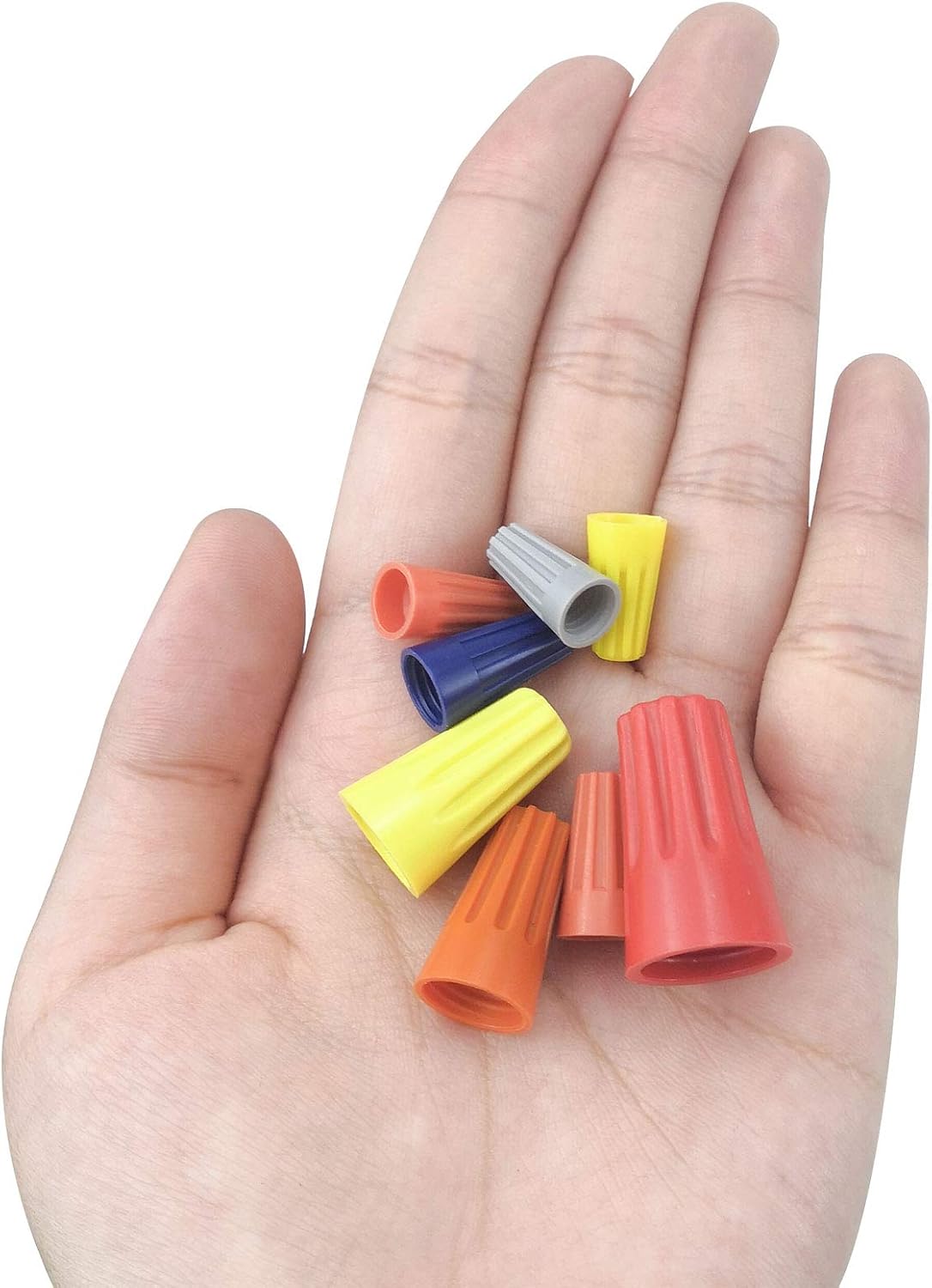 350pcs Electrical Wire Connectors Cap Screw Terminal Spring Insert