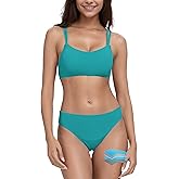 Beautikini Period Swimwear for Teens Menstrual Leakproof Taylor Bikini Top Period Bikini Swimsuit Bathing Suit for Teens Girl