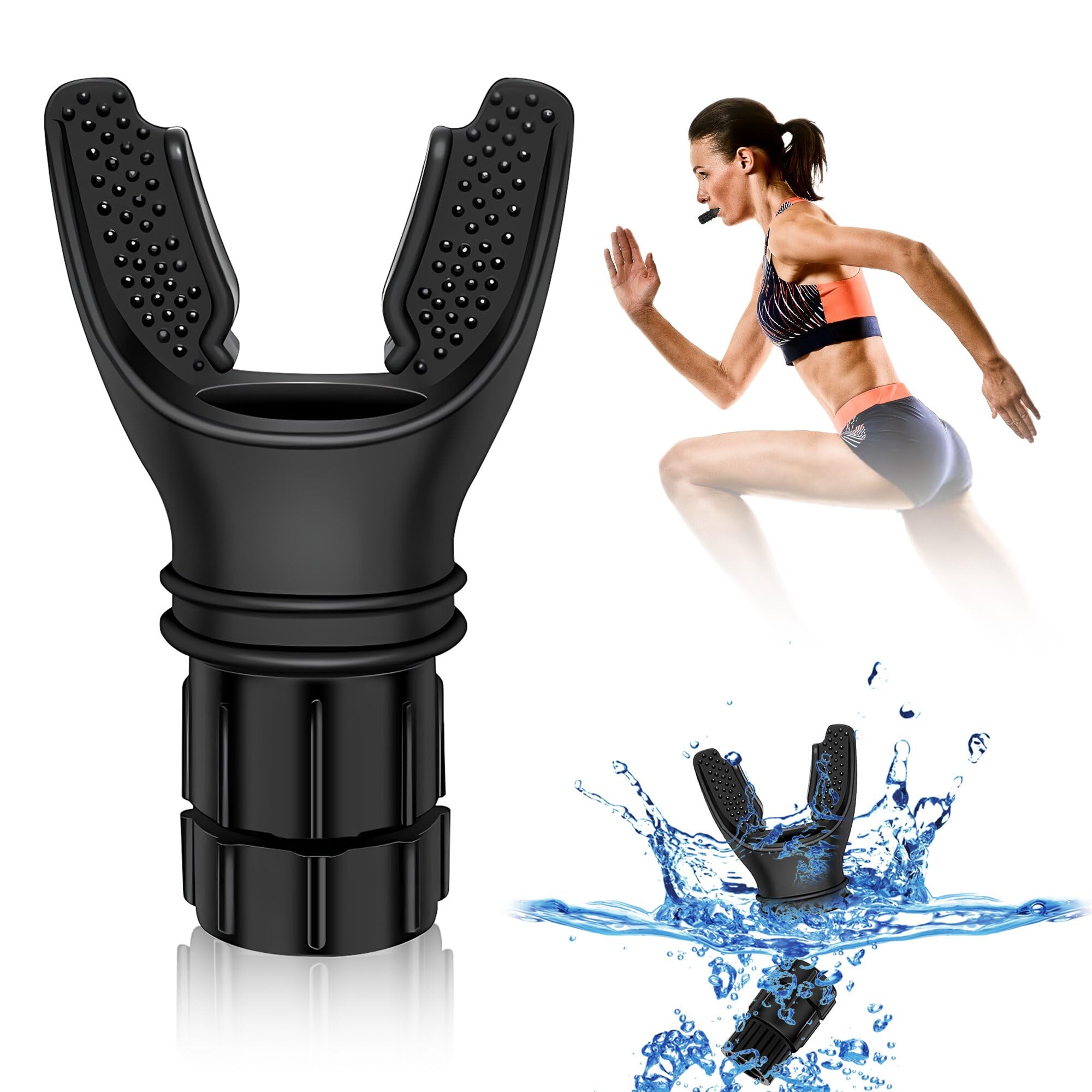 Hiyniaz Portable Muscle Trainer, Exercise Trainer with Resistance Adjustable, Exercise Device with Variable Settings, Easy to Clean and Use, Present for Exerciser(Black)