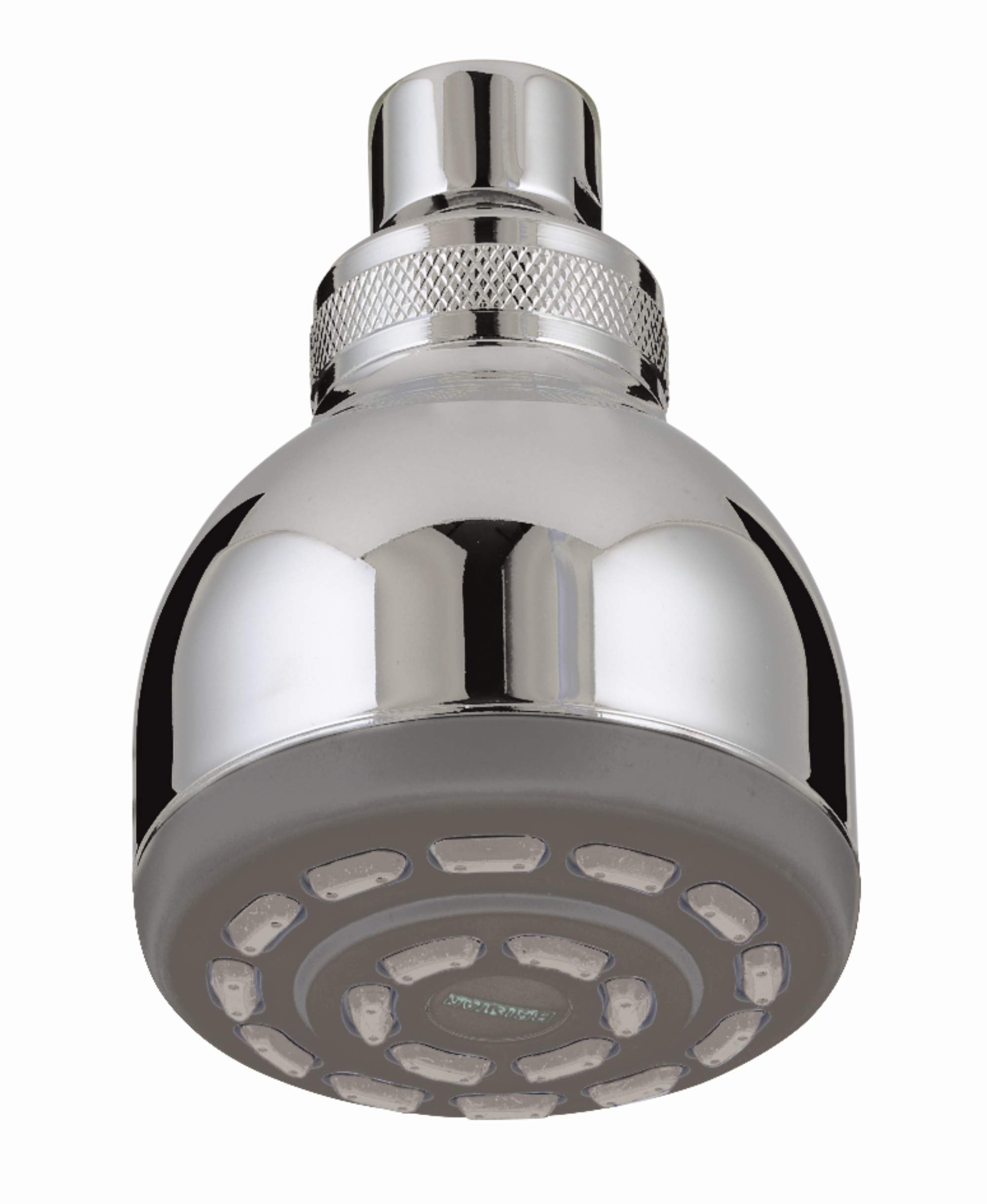 Bristan Single Function 70mm Diameter Fixed Head Chrome Plated with Rub Clean Nozzles (FHC CTRD01 C)