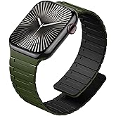 SNBLK Magnetic Watchband Compatible with Apple Watch for Men 44mm 45mm 46mm 49mm 42mm 41mm 40mm 38mm Women, Silicone Sport Strong Magnet Strap for iWatch Series 11 Ultra 3 Ultra 2 Se 10 9 8 7 6 5 4 1