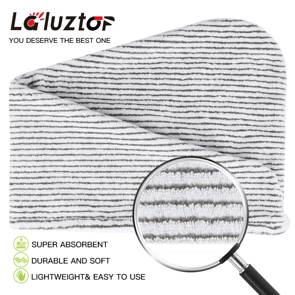 Laluztop Hair Towel Wrap for Women, Ultra Soft Hair Drying Towels with Button, Anti Frizz Super Absorbent & Quick Dry Hair Turban for Drying Curly, Long & Thick Hair（2 PCAK） : Beauty