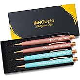 InnoBeta Swimming Gifts Ballpoint Pen Set of 4, Gifts for Swimmers on Birthday and Christmas