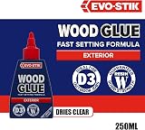 Evo-Stik Exterior Wood Glue 250ml D3 Weatherproof Extra Strong Fast Setting view 2