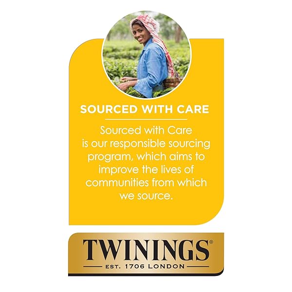 TWININGS OF LONDON CHAI TEA BAGS, 25 COUNT