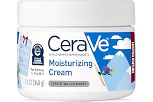 CeraVe Après Ski Moisturizing Cream, Body and Face Moisturizer for Dry Skin, Hyaluronic Acid and Ceramides, Daily Moisturizer, Oil-Free, Fragrance Free, Non-Comedogenic, Limited Edition, 12 Ounce