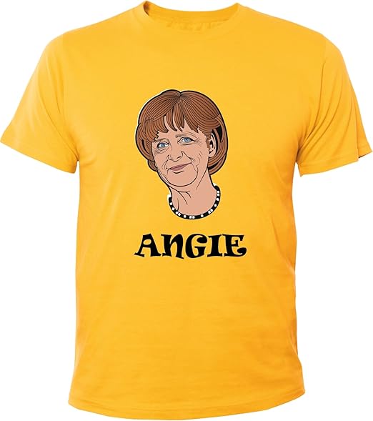 Mister Merchandise Cooles Fun T-Shirt Angela Merkel Angie ...