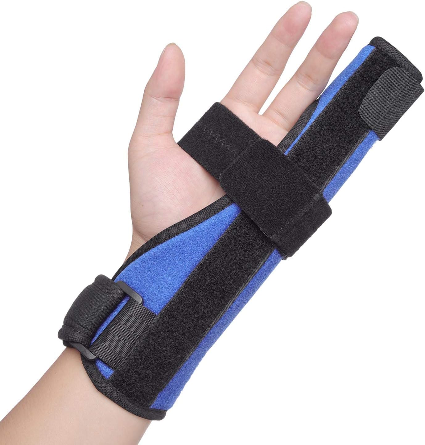 fibee Boxer Finger Splint, Soft Foam 4 and 5 Finger Splint, Adjustable Two Finger fibee Boxer Finger Splint, Soft Foam 4 and 5 Finger Splint, Adjustable Two Finger