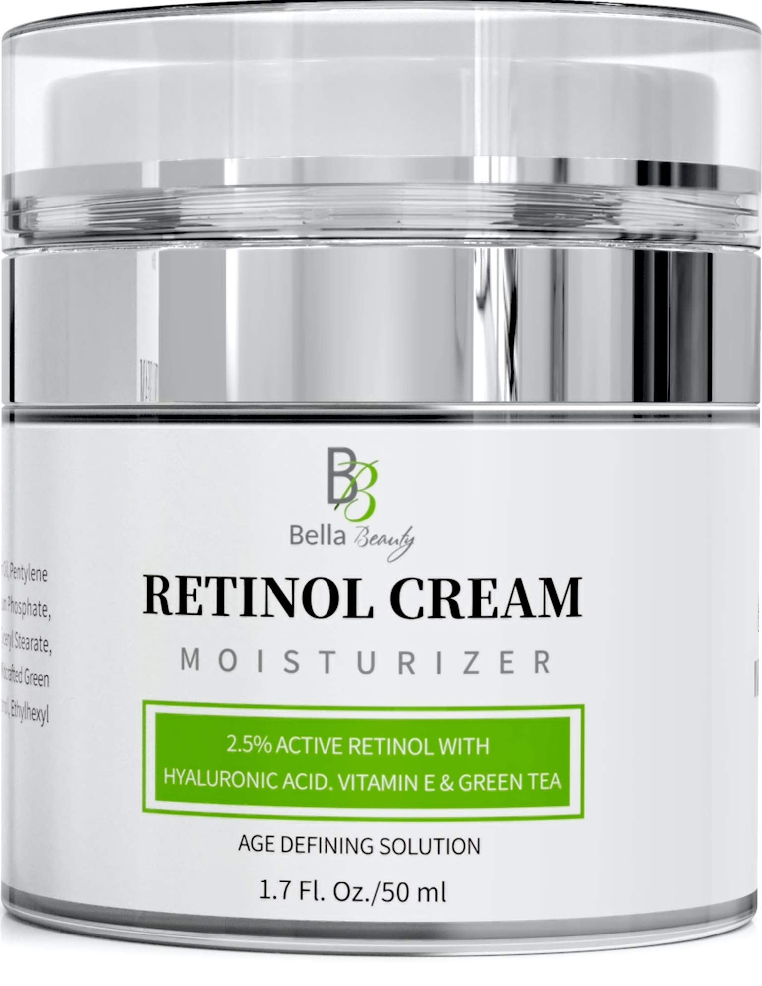 Retinol Moisturizer Anti Aging Cream for Face and Eye Area With Hyaluronic Acid 2.5 Active