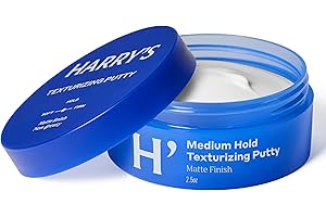 Harry's Texturizing Hair Putty for Men with Malleable Hold with Matte Finish - 2.5 oz - No Parabens or Sulfates - PACKAGING MAY VARY