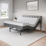 Celestial Sleep Aurora Adjustable Bed Base (Frame) + 10 inch Gel Memory Foam Mattress (Medium), Easy Assembly, Head and Foot Lift, Zero Gravity, Memory Positions, CertiPUR-US Bed - King