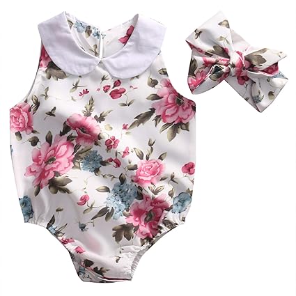 floral bodysuit baby