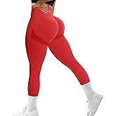 SZKANI Workout Leggings for Women Scrunch Butt Lifting Leggings Booty High Waist Yoga Pants Seamless Gym Tights