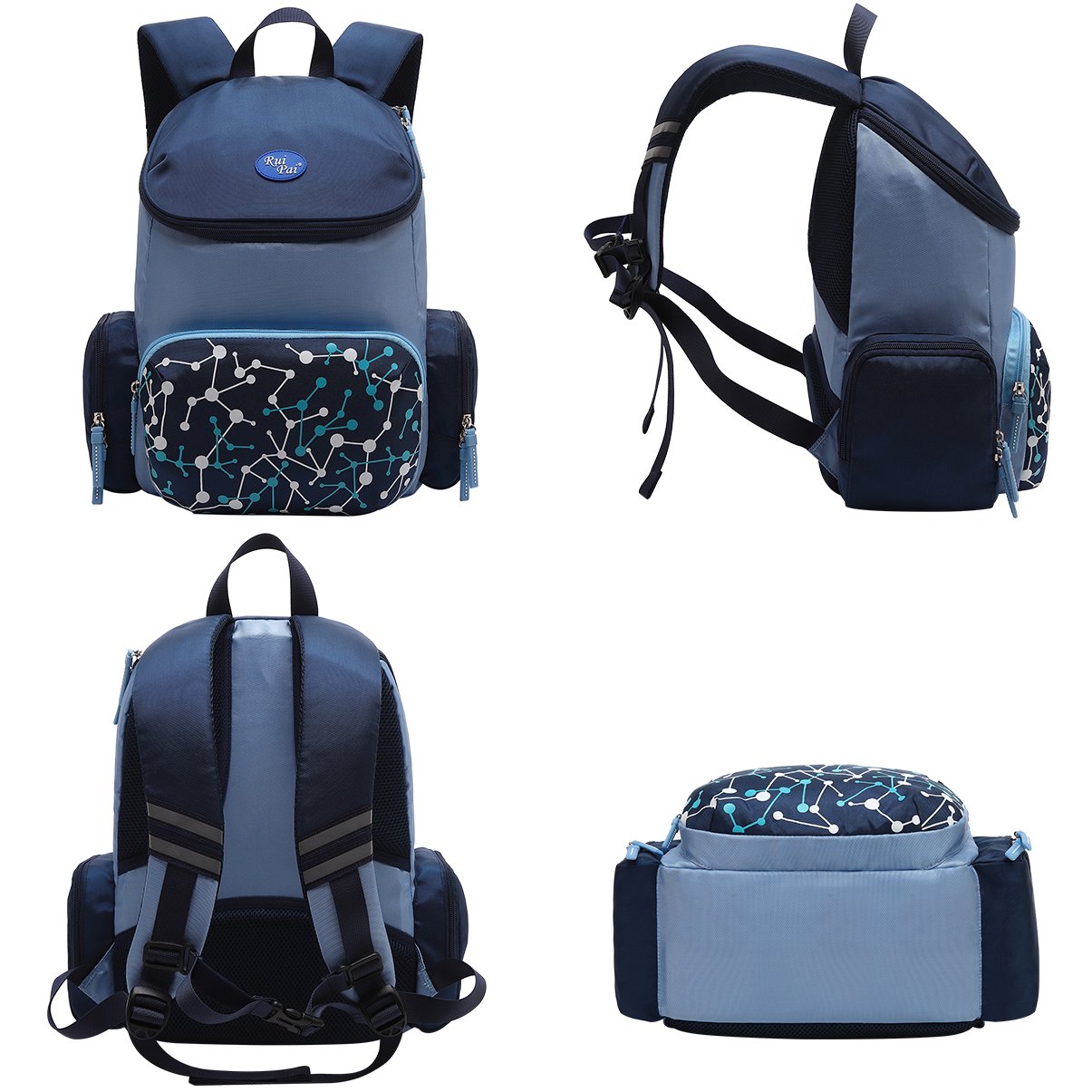 Mochila Escolar Unisex de Vbiger Mochila de Hombros Estudiantil Adorable Bolsa de Escuela de Impresión Novedosa Mochila Ocasional de Exterior para Estudiantes de Primaria