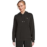 PUMA womens Maximal Metallic Comfort Fleece Hoodie