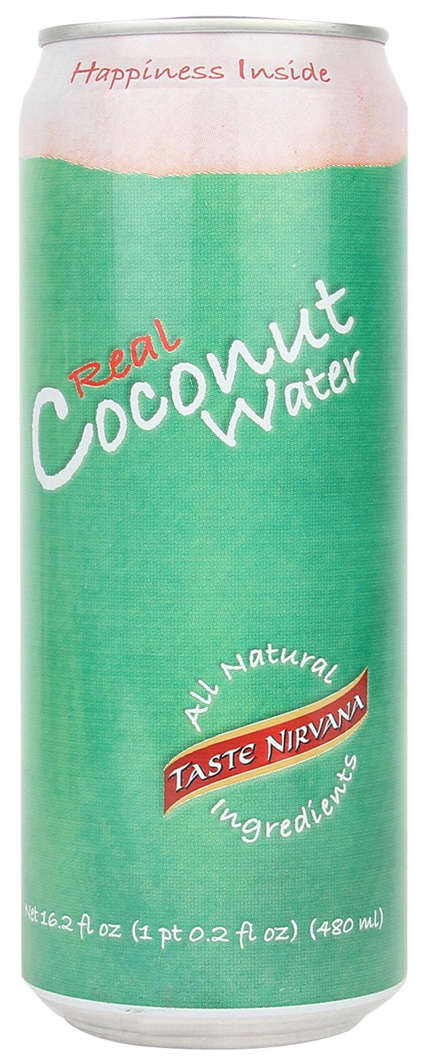Taste Nirvana Real Coconut Water 16.2 Ounce (Pack Of 12) Fox and Grapes