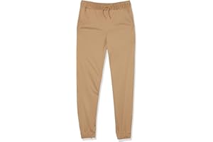 Nautica Boys' School Uniform Jogger Pants, Elastic Waistband with Drawstring Closure, Stretch Twill Fabric