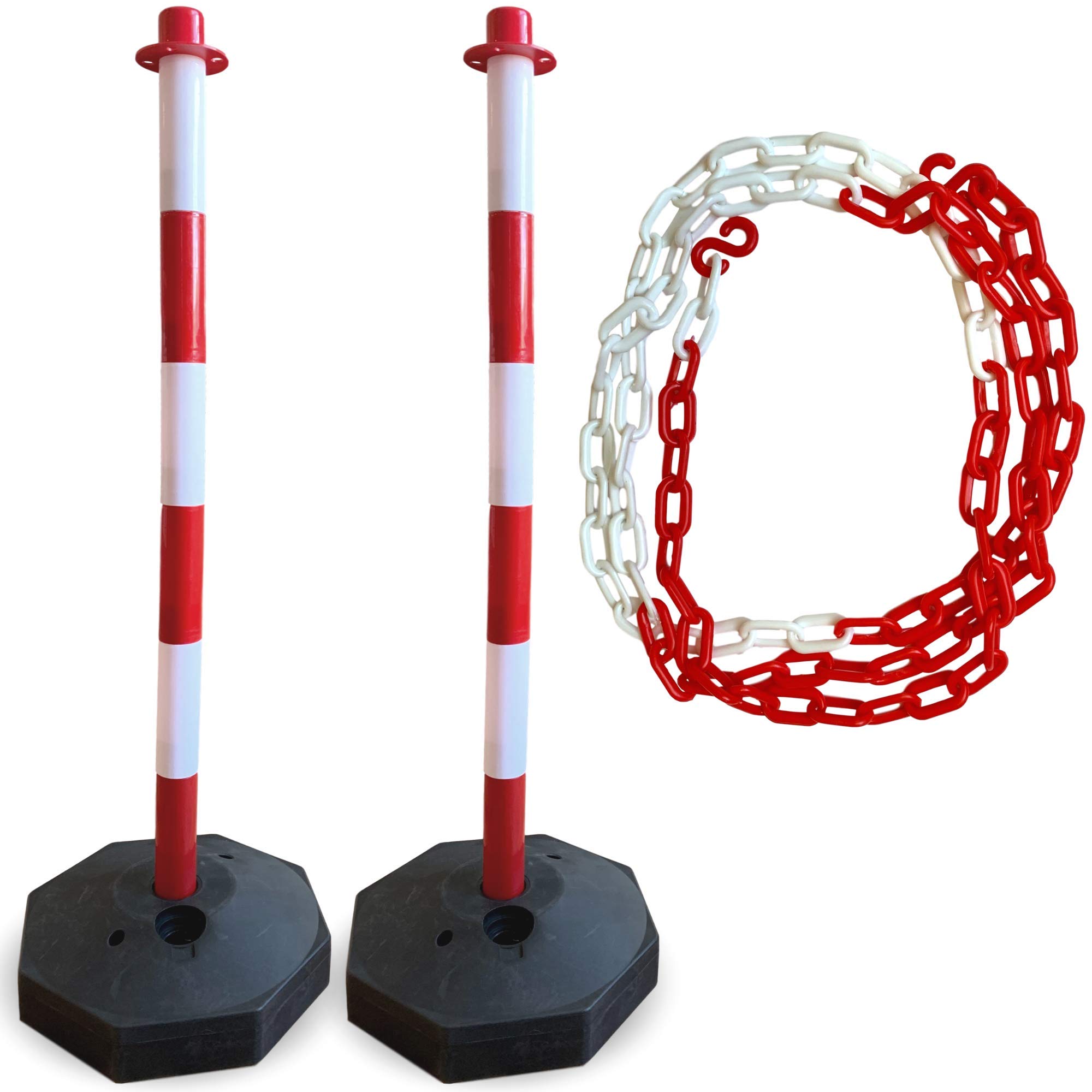 Buy 2 Traffic Delineator Poles Plus Chain Included Better Than