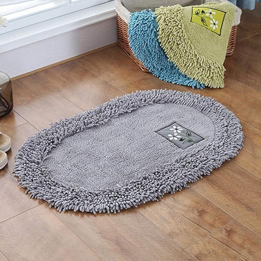 drolpt Non Slip Bath Mat Machine Washable Bath Mats For Bathroom