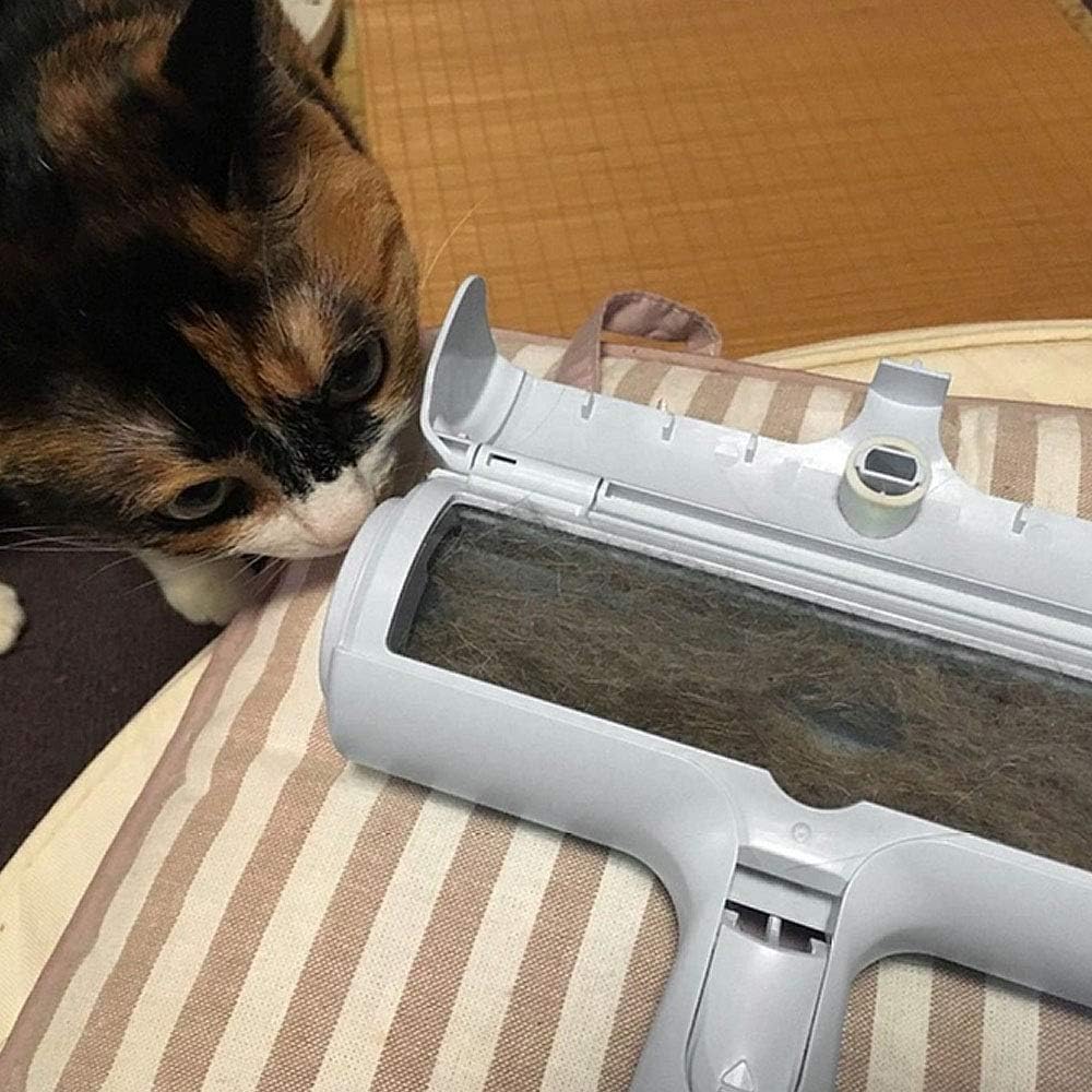 Rabbitton Roller Pet Hair Remover – Dog Hair Remover and Cat Hair Remover. Best Fur Remover to Make Couch Cleaner and More. Gift, a Pair of Pet Grooming Gloves are Included.