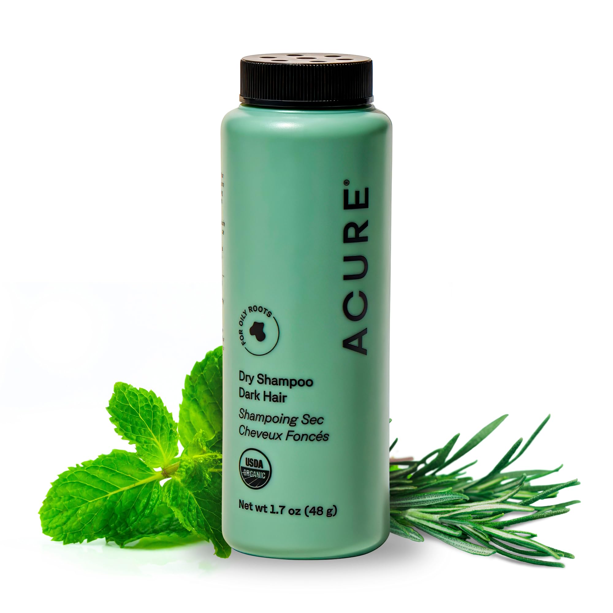 Acure Dry Shampoo - Brunette to Dark Hair 48g