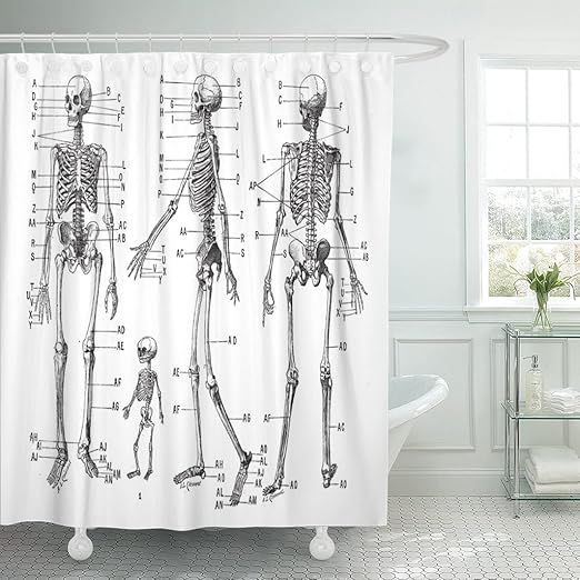 Amazon Com Emvency Fabric Shower Curtain Curtains With Hooks