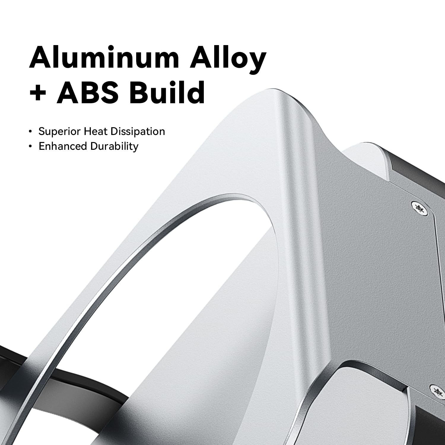 VENTION Mac mini M4 Dock 10-in-1, Aluminium-Stand für M4/M4 Pro mit NVMe SSD-Enclosure, 4K@240Hz/144Hz HDMI, 10 Gbps USB-A & USB-C Dockingstation, SD/TF-Kartenleser, Dual Audio Ports, Silber 7